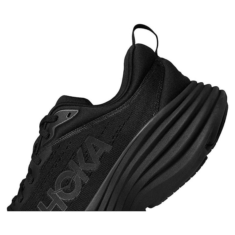 Black Hoka Bondi 8 Men Walking Shoes | 639054-KQC